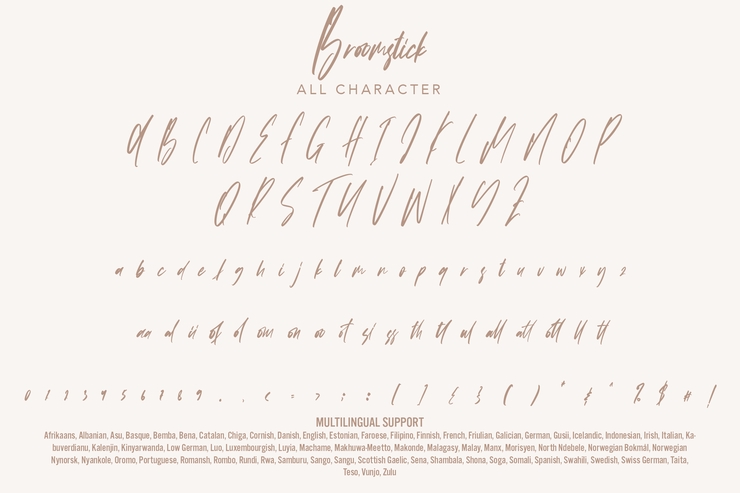 Broomstick字体 4