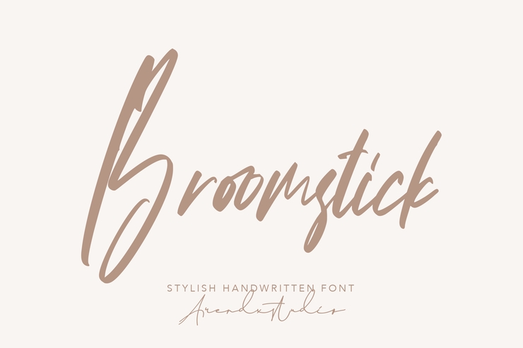 Broomstick字体 9