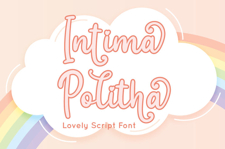Intima Politha字体 4