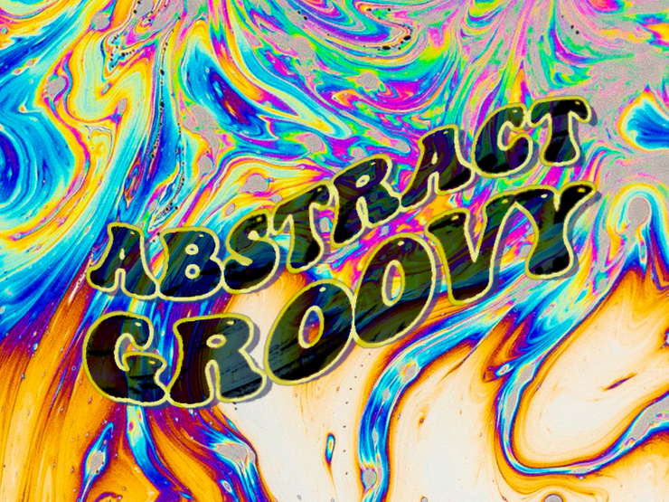 a Abstract Groovy字体 1