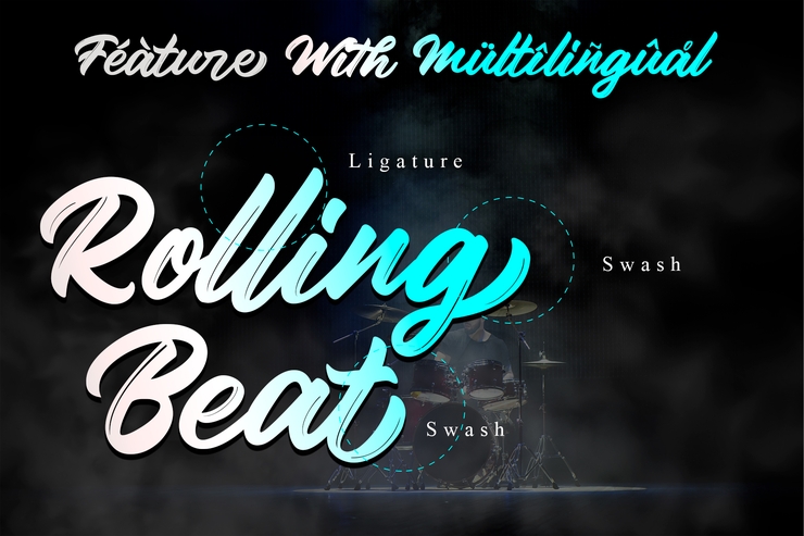 Rolling Beat字体 2