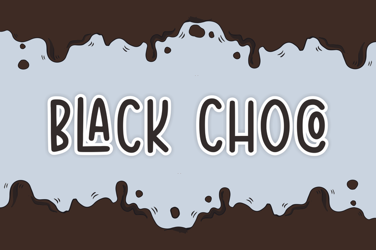 Black Choco字体 2