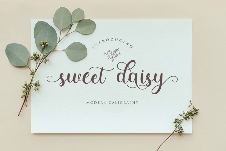 Sweet Daisy字体 10