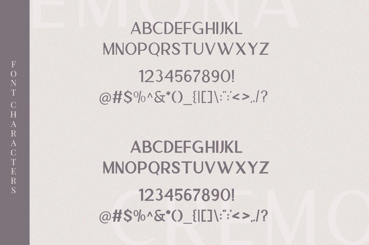 Cremona - Minimal Sans Serif字体 5