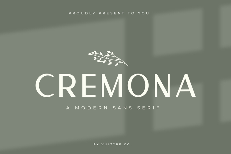 Cremona - Minimal Sans Serif字体 10