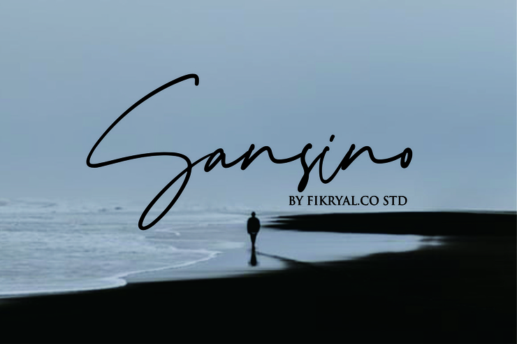 Sansino字体 1