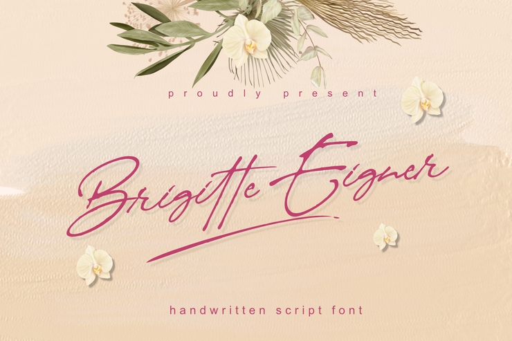 Brigitte Eigner字体 3