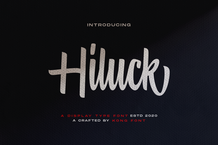 Hiluck字体 1