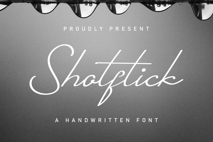 Shotflick字体 1