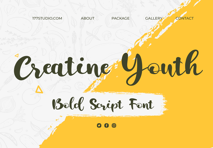 Creatine Youth字体 2
