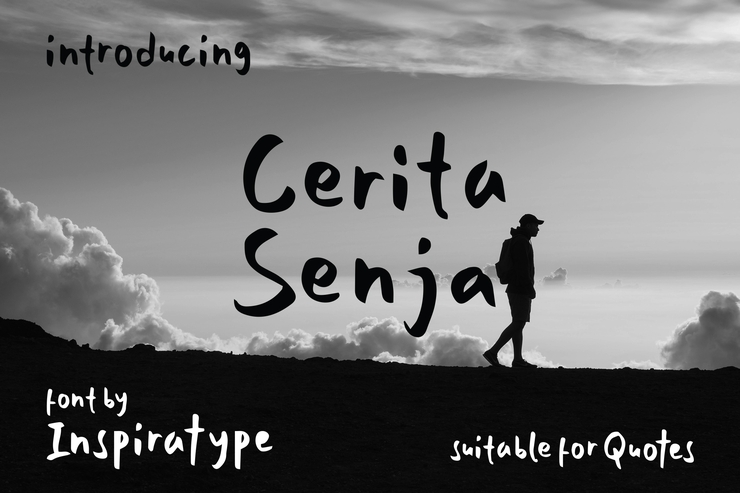 Cerita Senja字体 2