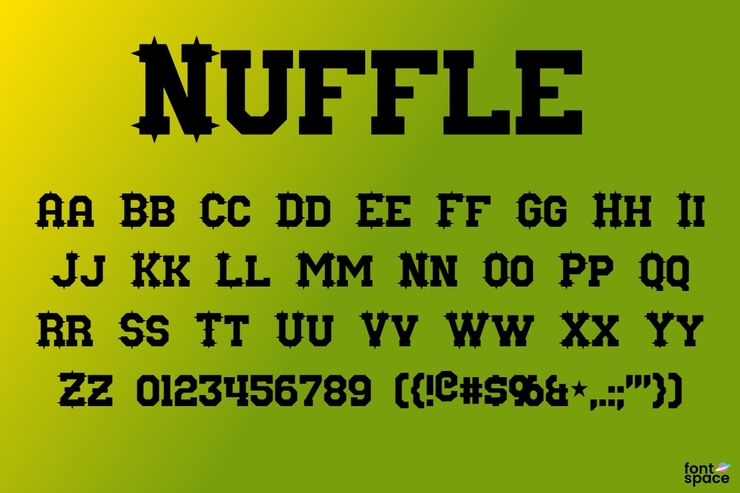 Nuffle字体 1