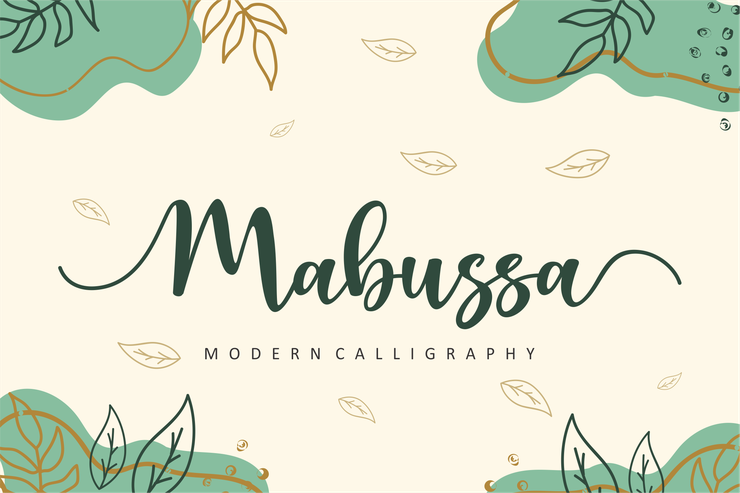 Mabussa字体 1