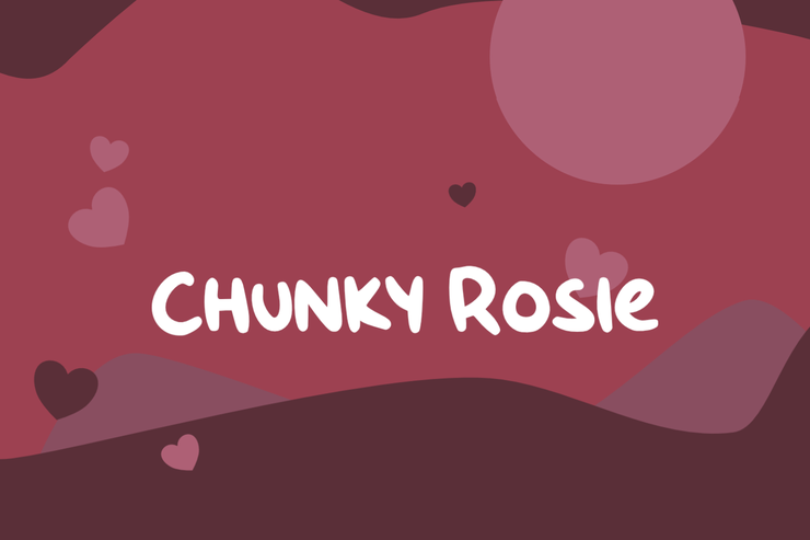 Chunky Rosie字体 1