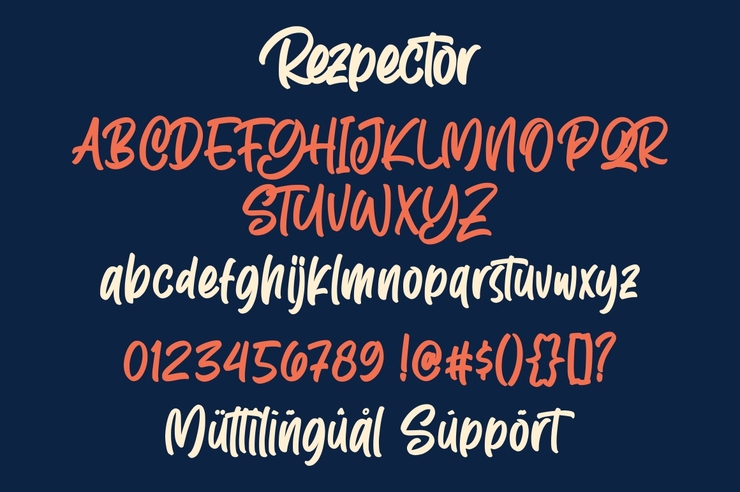 Rezpector字体 8