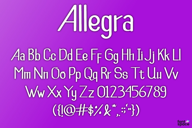 Allegra字体 1