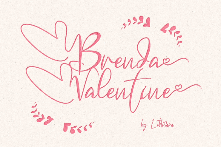Brenda Valentine字体 1