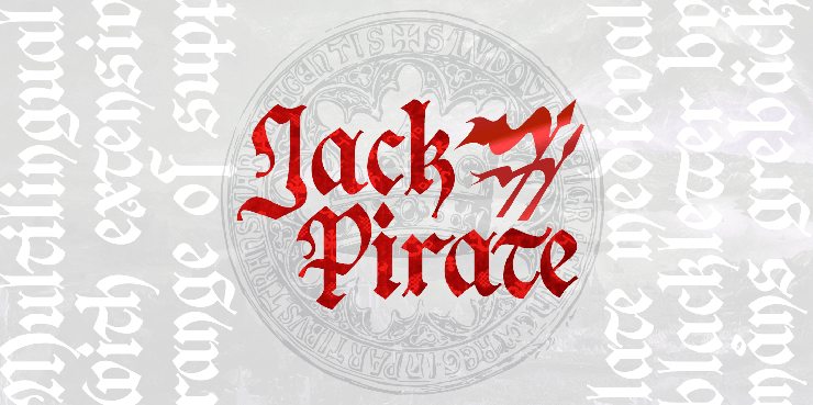 Jack Pirate字体 4