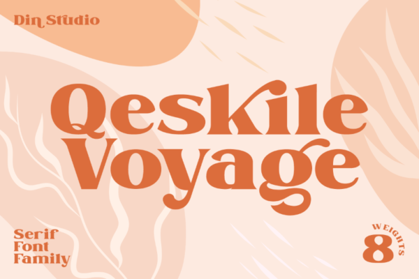 Qeskile Voyage字体 3