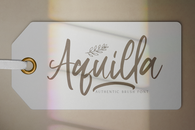 Aquilla字体 10
