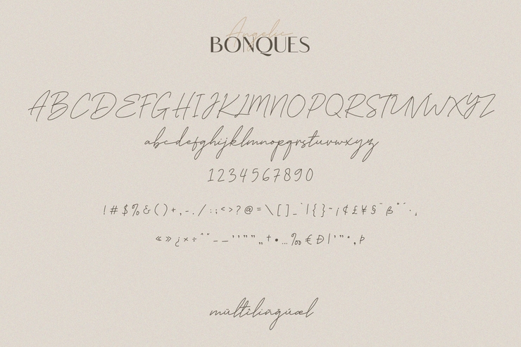 Angelic Bonques字体 1