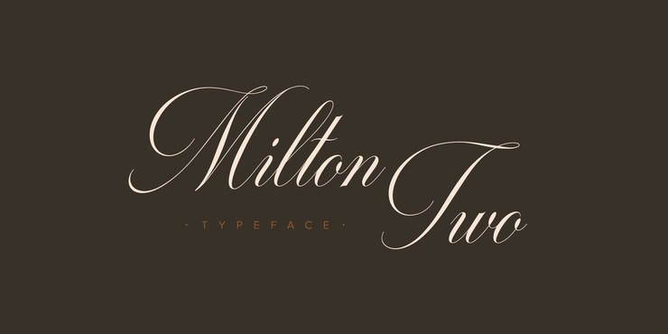 Milton Two字体 1