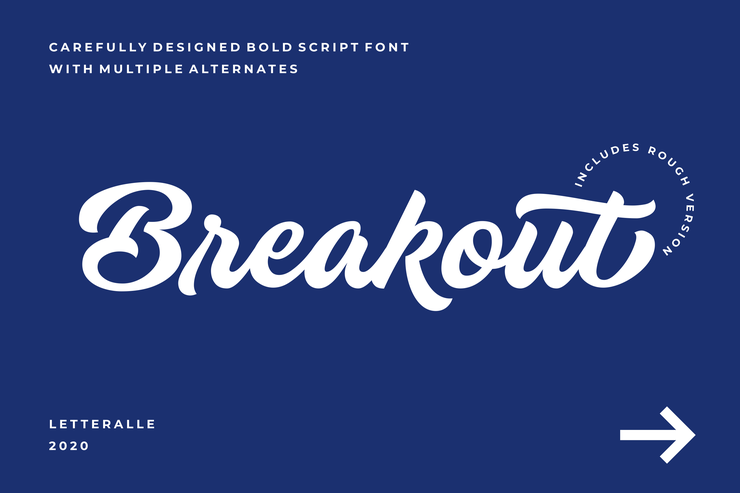 Breakout字体 5