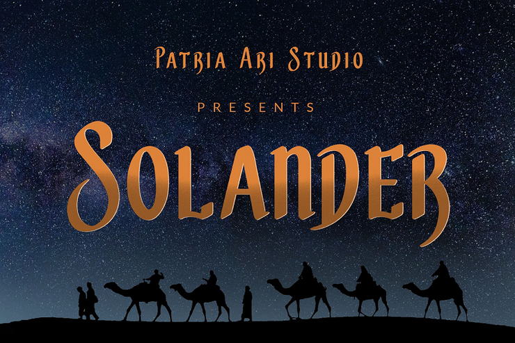 Solander字体 5