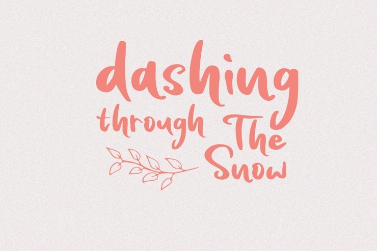 Snowing字体 2