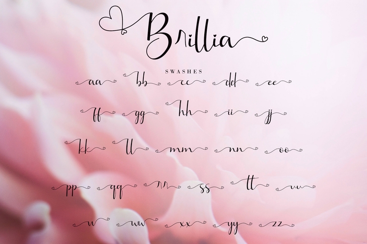 Brillia Calligraphy字体 9