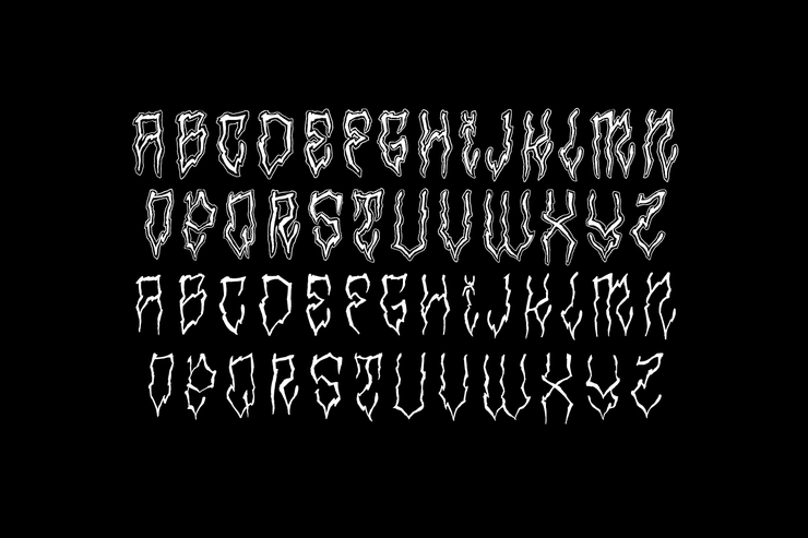 Ghoulie Tattoo Script字体 2