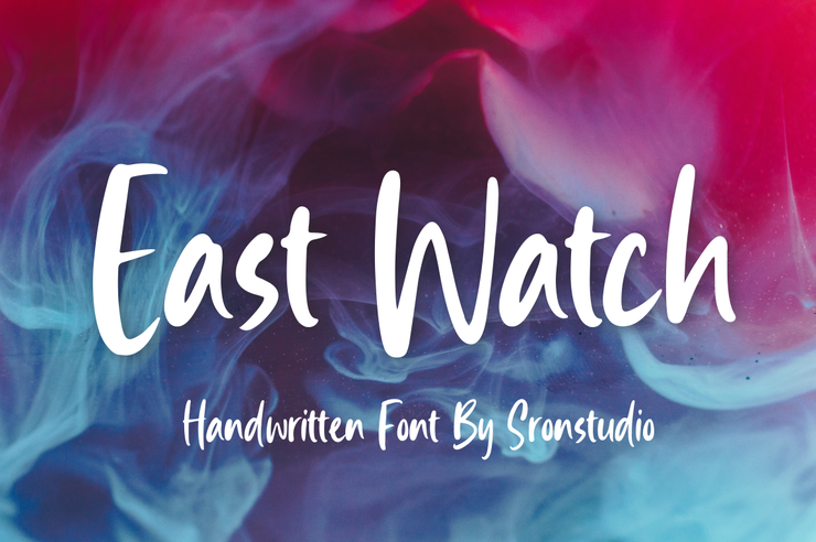 East Watch字体 1