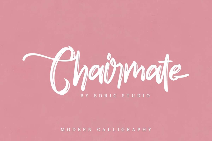 Chairmate字体 1