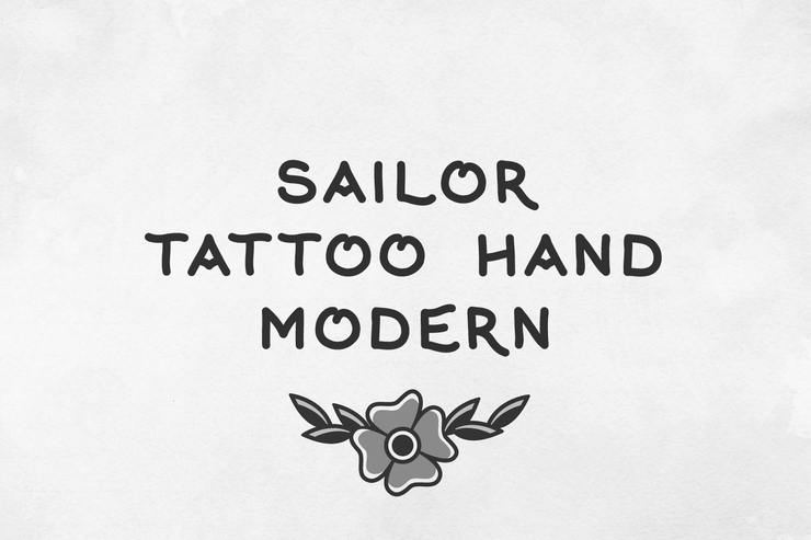 Sailor Tattoo Hand字体 6