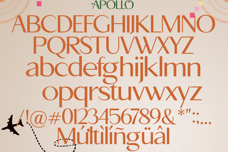 APOLLO字体 1