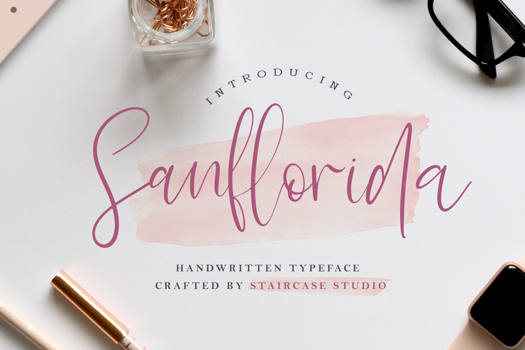Sanflorida字体 1