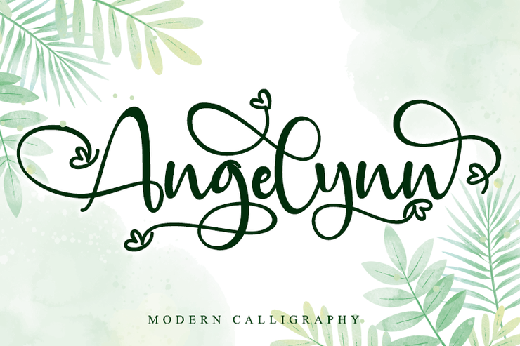 Angelynn字体 2