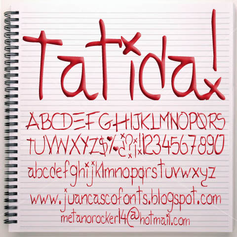 Tatida! 字体 1