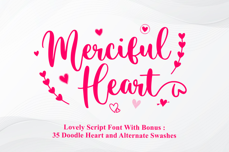 Merciful Heart字体 3