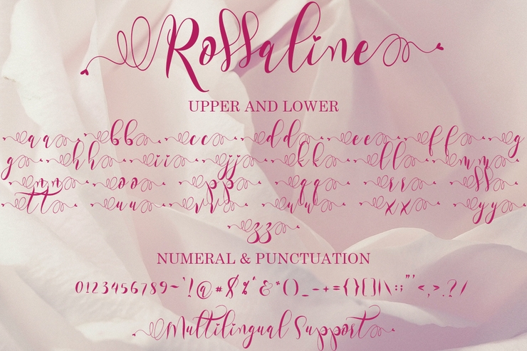 Rossaline字体 2