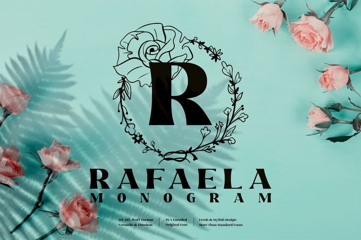 Rafaela Monogram字体 4