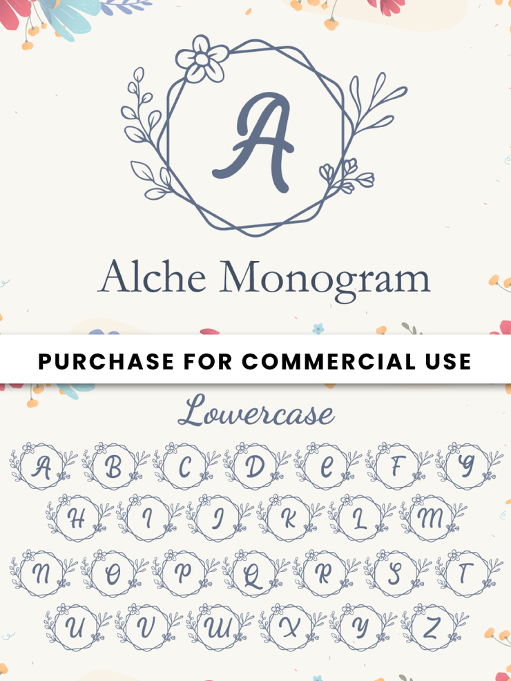 Alche Monogram字体 2