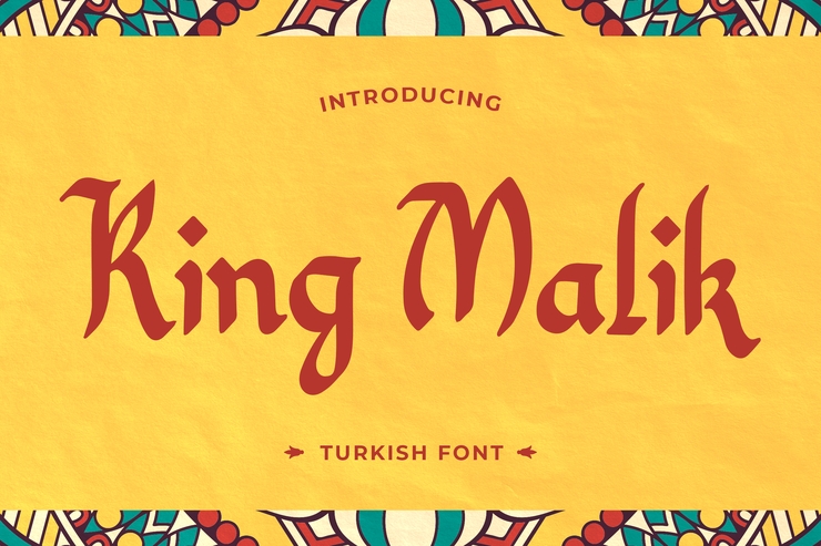 King Malik Trial字体 8