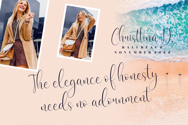 Cattya Brown字体 1