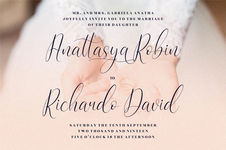 Cattya Brown字体 3