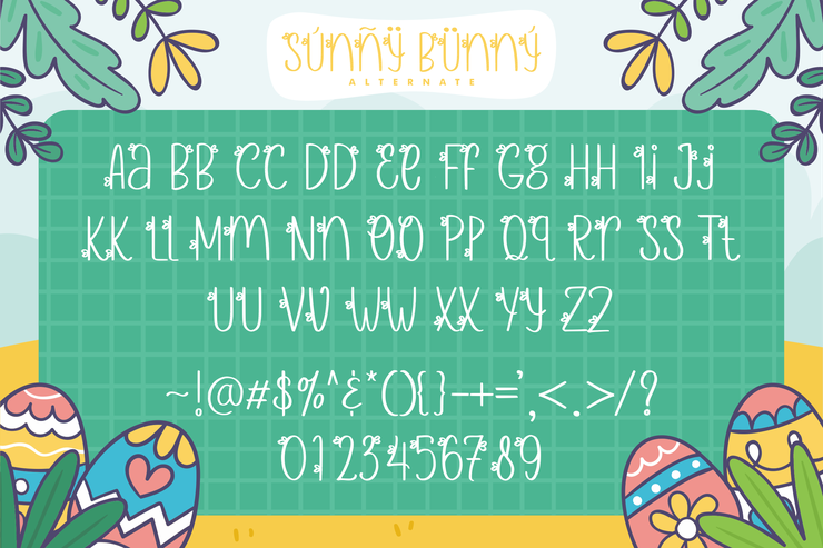 Sunny Bunny字体 10