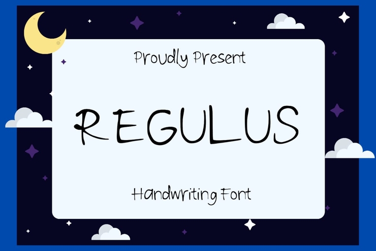 Regulus字体 4