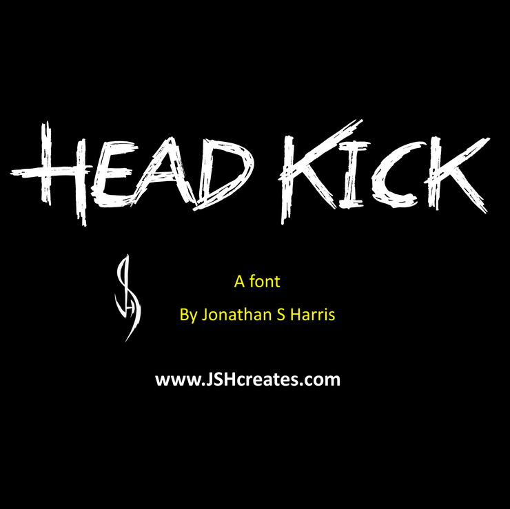 Head Kick字体 1