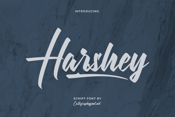 Harshey字体 1
