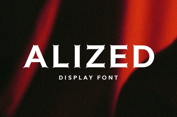 Alized Display字体 4